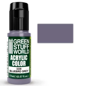   Green Stuff World Acrylic Color Bluebird Grey 17ml – matt kékesszürke akrilfesték