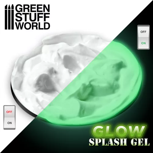 Green Stuff World Splash Gel - Spectral Green – sötétben zölden világító akril effektgél