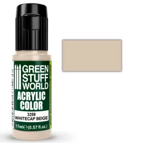   Green Stuff World Acrylic Color Whitecap Beige 17ml – matt bézs akrilfesték