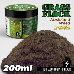   Green Stuff World Static Grass Flock 2-3mm - WASTELAND WEED - 200 ml