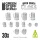 Green Stuff World Beer Mugs - Glass 1:48-1:35