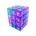 Green Stuff World 36x D6 12mm Dice - Clear Turquoise/Purple Dobókocka készlet Átlátszó Türkiz / Lila