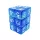 Green Stuff World 12x D6 16mm Dice - Clear Blue/Turquoise Dobókocka készlet Átlátszó Kék / Türkiz