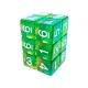 Green Stuff World 12x D6 16mm Dice - Clear Green/Yellow Dobókocka készlet Átlátszó Zöld / Sárga