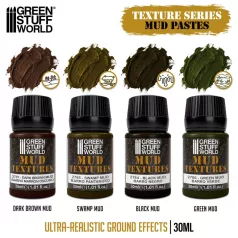   Green Stuff World Mud Textures Set 30ml – sáros terep textúra szett