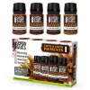 Green Stuff World Natural Earth Pigments Set 30ml – No. 1 – természetes földpigment készlet, 4×30 ml