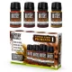 Green Stuff World Natural Earth Pigments Set 30ml – No. 1 – természetes földpigment készlet, 4×30 ml