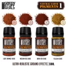 Green Stuff World Natural Earth Pigments Set 30ml – No. 1 – természetes földpigment készlet, 4×30 ml