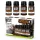 Green Stuff World Natural Earth Pigments Set 30ml – No. 2 – barna földpigment készlet, 4×30 ml