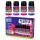 Green Stuff World Fluor Pigments Set 30ml No.2 – 4 db fluoreszkáló pigment makettekhez és diorámákhoz