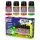 Green Stuff World Flaming Splash Gel Set 30ml – 4 db fluor akril gél tűz, magma és energia effektekhez