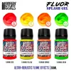 Green Stuff World Flaming Splash Gel Set 30ml – 4 db fluor akril gél tűz, magma és energia effektekhez