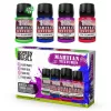 Green Stuff World Fluor Martian Texture Paint Set 30ml – 4 db fluor textúrpaszta alien és marsi diorámákhoz