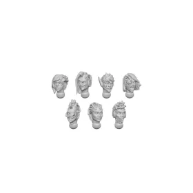 Green Stuff World Female Heads BIONIC 1:48