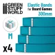 Green Stuff World Elastic Bands for Board Games 300mm - Pack x4 társasjátékdoboz-rögzítő gumipánt