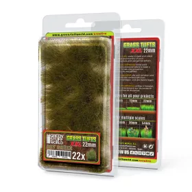   Green Stuff World Grass TUFTS XXL - 22mm self-adhesive - DRY GREEN