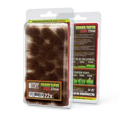   Green Stuff World Grass TUFTS XXL - 22mm self-adhesive - BURNT