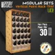Green Stuff World Vertical Paint Organizer 17ml – LITE – MDF függőleges festéktartó 17 ml-es flakonokhoz