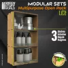 Green Stuff World Multipurpose Vertical Organizer – LITE – MDF többcélú függőleges rendszerező 3 nagy polccal