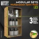Green Stuff World Multipurpose Vertical Organizer – LITE – MDF többcélú függőleges rendszerező 3 nagy polccal