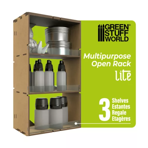 Green Stuff World Multipurpose Vertical Organizer – LITE – MDF többcélú függőleges rendszerező 3 nagy polccal