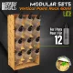 Green Stuff World Vertical Paint Organizer 60ml – LITE – MDF függőleges festéktartó 60 ml-es flakonokhoz