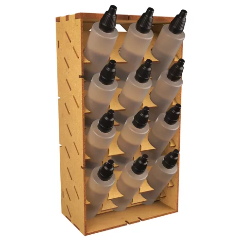 Green Stuff World Vertical Paint Organizer 60ml – LITE – MDF függőleges festéktartó 60 ml-es flakonokhoz