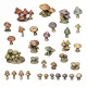 Green Stuff World Wild Mushrooms 1:48-1:35