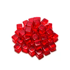 Green Stuff World Red Cube tokens 8mm