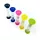 Green Stuff World Sand timers színes homokóra készlet társasjátékokhoz