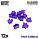 Green Stuff World Meeples 16x16x8mm - Purple Lila akril figurajelölők