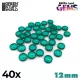Green Stuff World Plastic Gems 12mm - Turquoise Türkiz akril drágakövek 12 mm