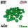 Green Stuff World Plastic Gems 12mm - Green Zöld akril drágakövek 12 mm