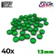 Green Stuff World Plastic Gems 12mm - Green Zöld akril drágakövek 12 mm
