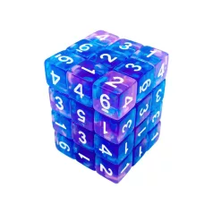 Green Stuff World 36x D6 12mm Dice - Light Blue - Purple