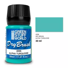 Green Stuff World Dry Brush - ALPHA TURQUOISE 30 ml