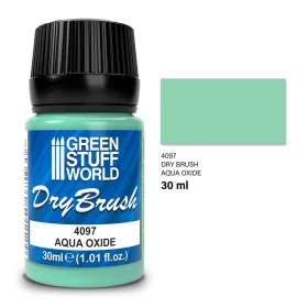   Green Stuff World Dry Brush AQUA OXIDE 30 ml – oxidált türkiz szárazecset festék