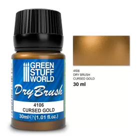   Green Stuff World Metallic Dry Brush CURSED GOLD 30 ml – metál arany szárazecset festék