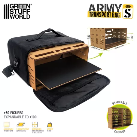 Green Stuff World Army Transport Bag - S