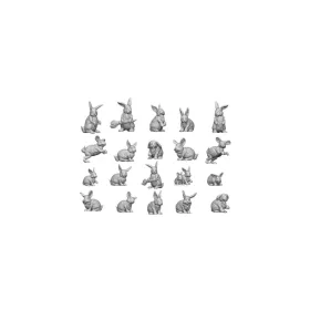 Green Stuff World Rabbits 1:48