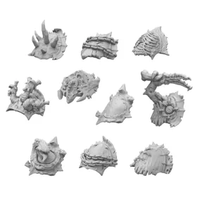   Green Stuff World DakkaDakka - Pandemonium - Shoulder Pads 1:48 Set 02