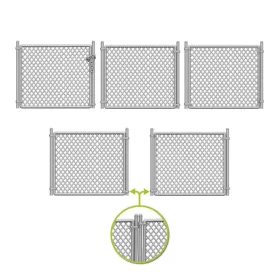 Green Stuff World Chain Link Fences 50mm 1:48-1:35