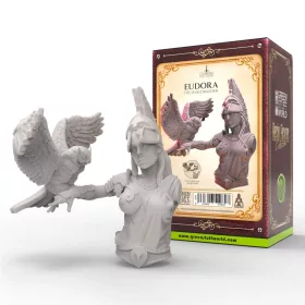   Green Stuff World Claymore Miniatures - Eudora The Shieldmaiden