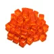 Green Stuff World Gaming Tokens - Orange Cubes 10mm Narancssárga akril jelölőkockák 10 mm