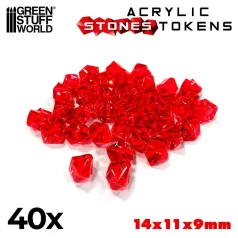 Green Stuff World Tokens - Red Stones