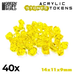 Green Stuff World Tokens - Yellow Stones