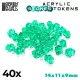 Green Stuff World Tokens - Turquoise Stones Kristály Jelölő