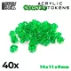 Green Stuff World Tokens - Green Warpstones Fantasy Játékjelölő