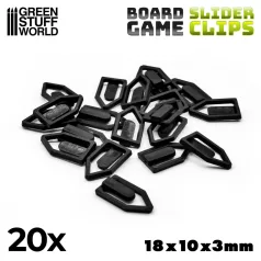 Green Stuff World Slider Clips - Black