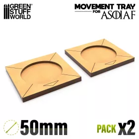 Green Stuff World MDF Movement Trays ASOIAF - 50mm